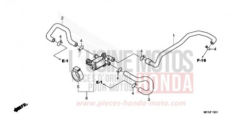 VALVOLA DI CONTROLLO INIEZIONE ARIA CBF1000A8 di 2008